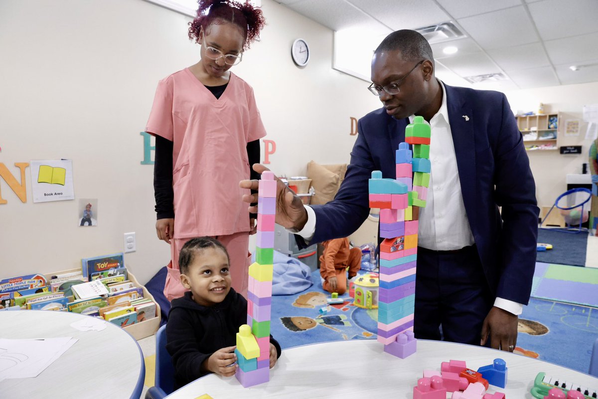 LtGovGilchrist's tweet image. Every child deserves a great start that sets them up for success. Every parent deserves to go to work and run errands knowing their kids are cared for. That’s why we’re expanding childcare and delivering Pre-K for All, so everyone can live, work, and build a future in Michigan.