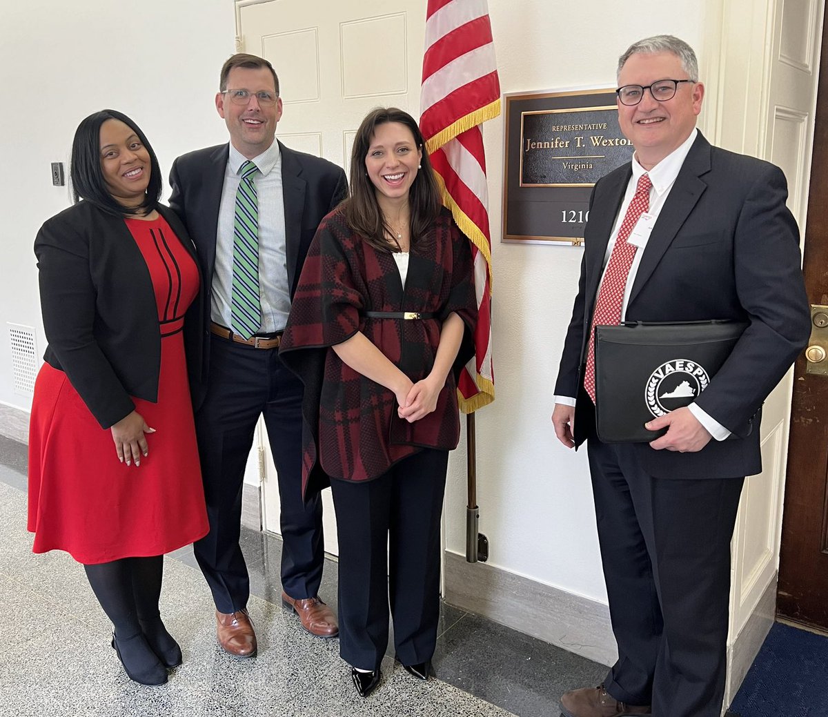 Thrilled to have spent time w/ @S_Bevel and @jmatherly on Capitol Hill, where we united as principals to advocate Congress to address the widespread shortages among teachers and principals. @VaPrincipals @NASSP @NAESP