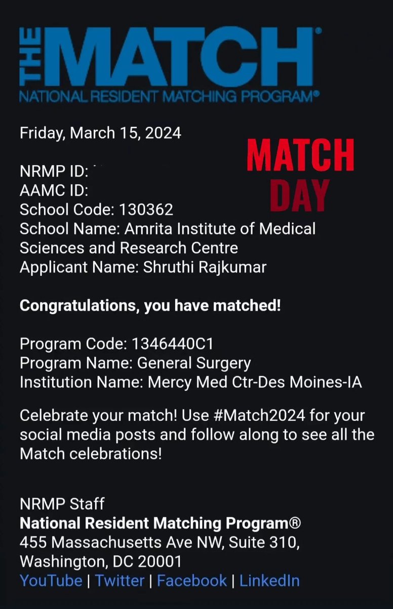 'In the face of defeat, let perseverance be your guide'. Categorical General Surgery 
This is to all the mentors, friends and family who supported me through this journey. It is NOT IMPOSSIBLE  and you only fail when you give up! #Match2024 #surgerymatch #gensurgmatch