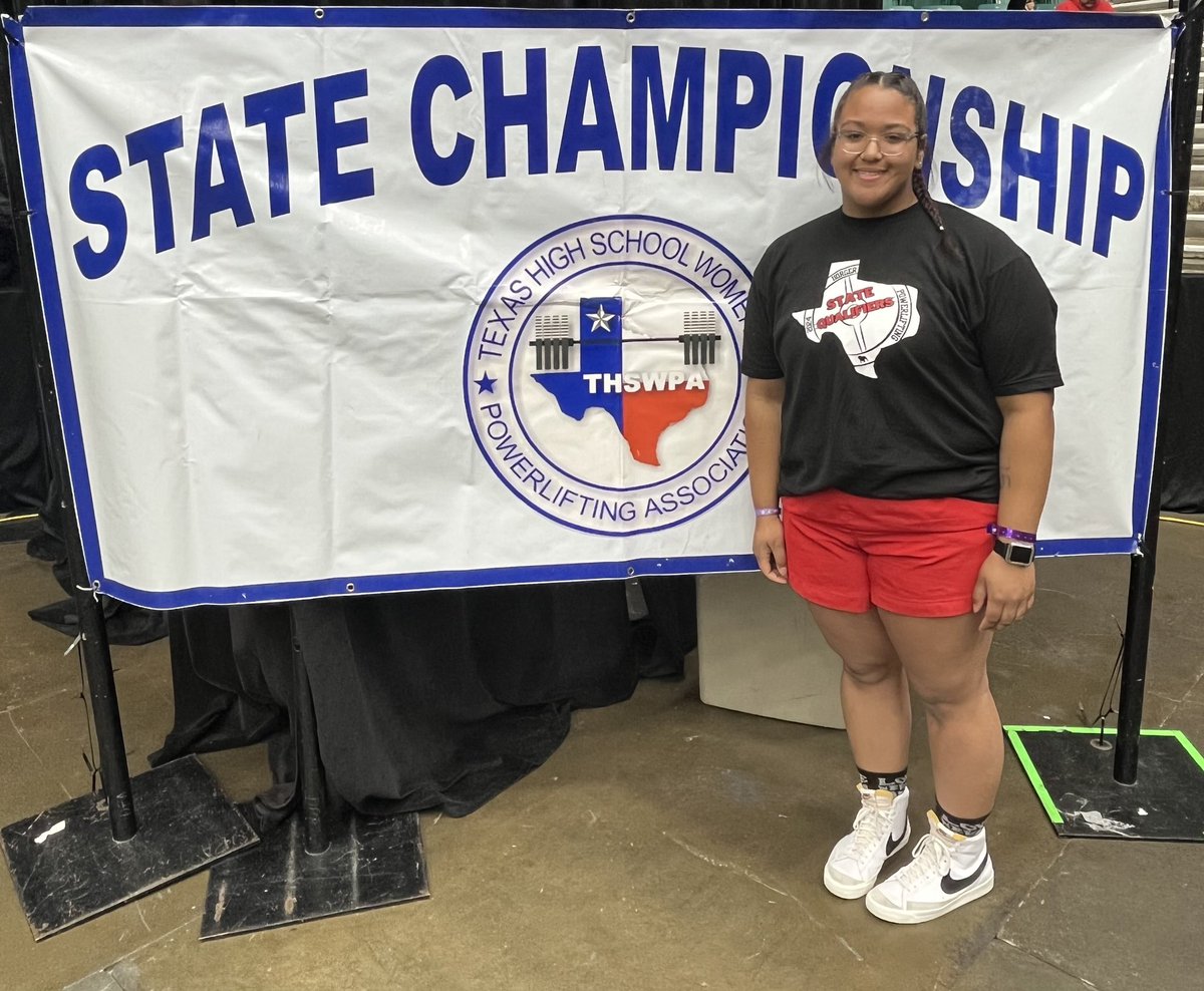 The Borger Lady Bulldogs competed in Frisco today for the girls state meet. Keyla Knoll finished 8th in the state for her weight class! Keyla now holds the record for Deadlift in her weight class! Congratulations Keyla!#BorgerISD #StateMeet