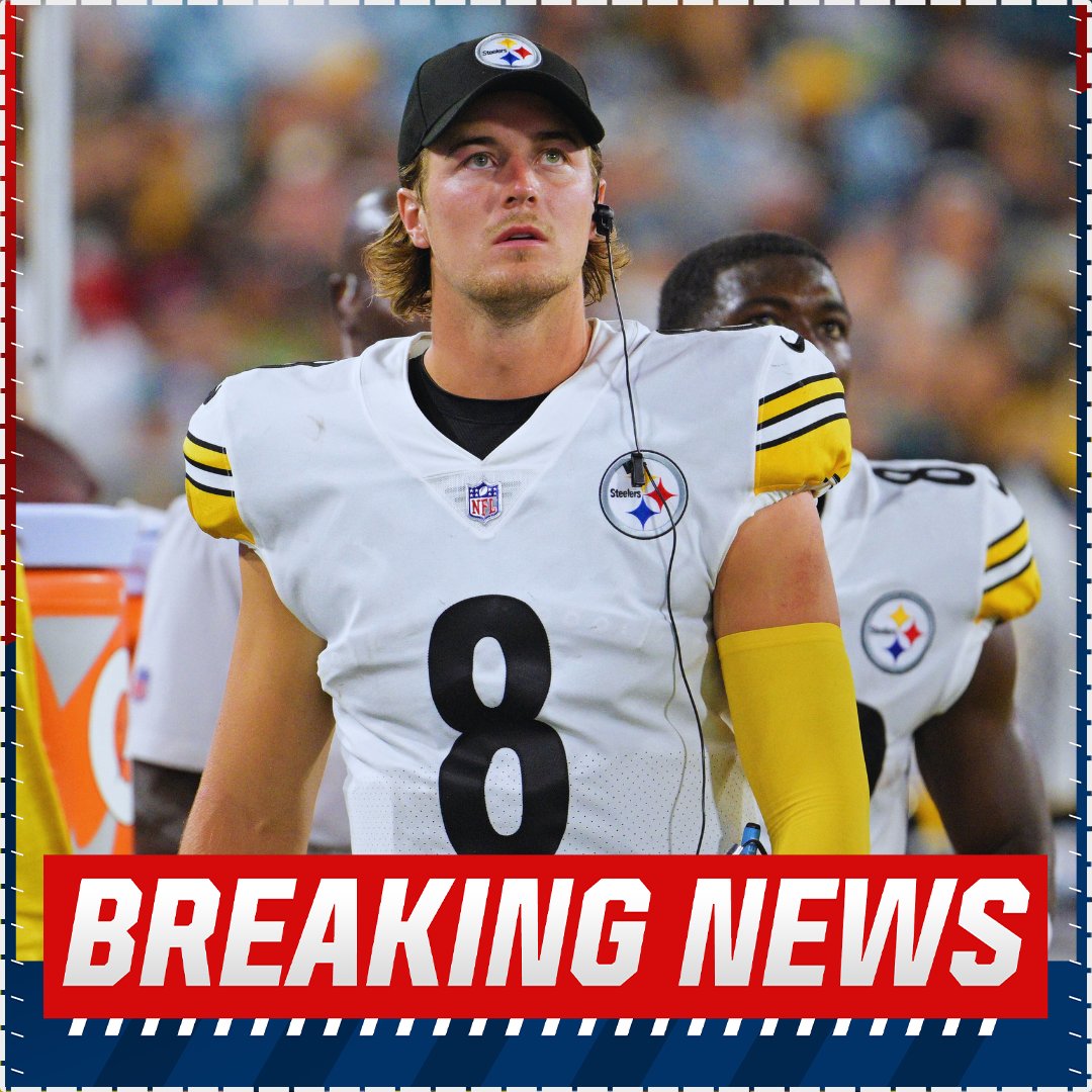 BREAKING: The #Steelers are trading QB Kenny Pickett to the #Eagles, per @AdamSchefter.