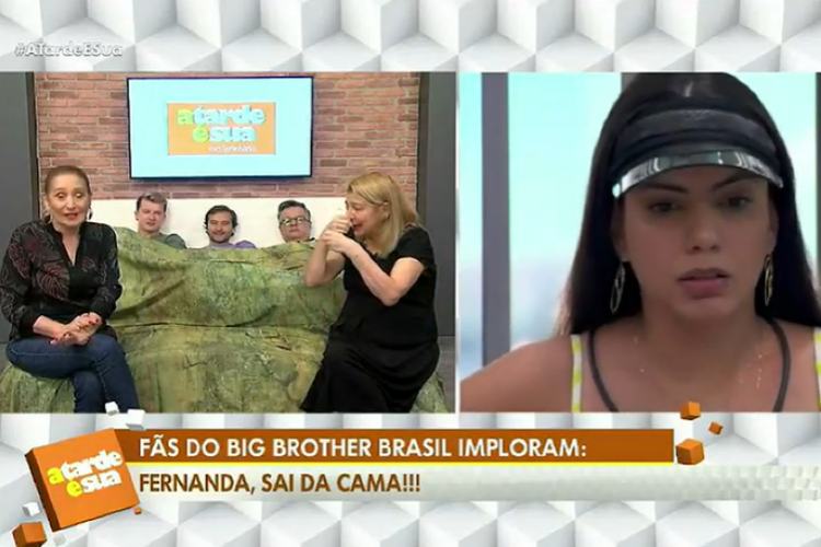 areavip's tweet photo. No 'A Tarde é Sua', Sonia Abrão e equipe debocham de #Fernanda do #BBB24
LEIA 👉https://t.co/QsNxy2x0Ix
.
Apresentadora e sua equipe recriaram um meme da confinada do reality show
#ATardeéSua #Cama #Debocha #DESTAQUE #RedeT #SôniaAbrão https://t.co/gZo1CgRV78