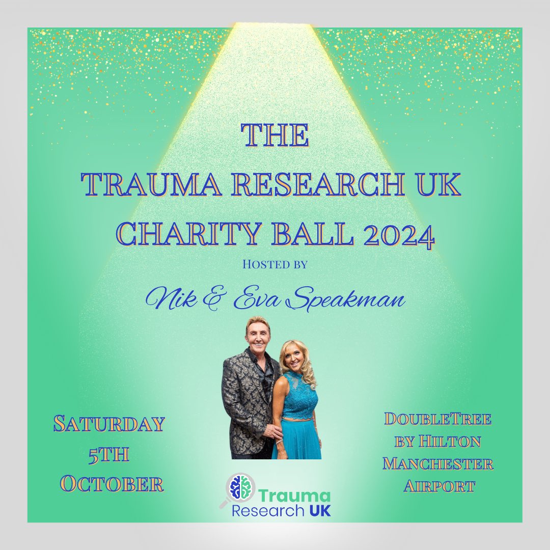 Tickets on sale now! We are thrilled to announce that the much-anticipated Trauma Research UK Charity Ball is back this year and scheduled to take place on the 5th of October in Manchester. Head to our website for more information. 🎉💙💚 traumaresearchuk.org/the-trauma-res…
