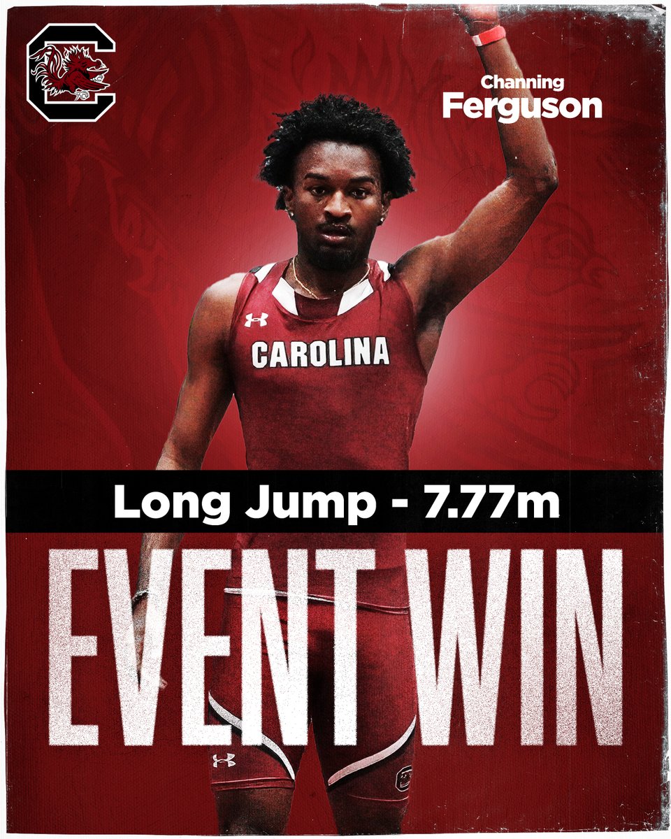 Ferguson with the 6th longest outdoor jump in Gamecock history, comes away with the dub to kick off the outdoor season

#onecockymind #cockyandconfident