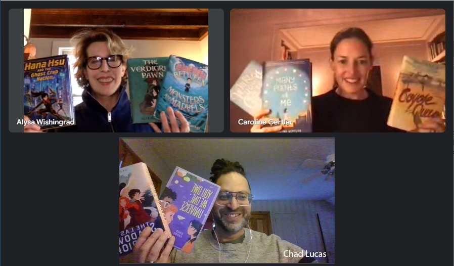 A wonderful MG Authorcade school visit today with @PZbonski and students in Illinois! Teachers and Librarians -- your next opportunity to win a FREE virtual visit with THREE Authorcade authors is coming up in just two weeks! 📚