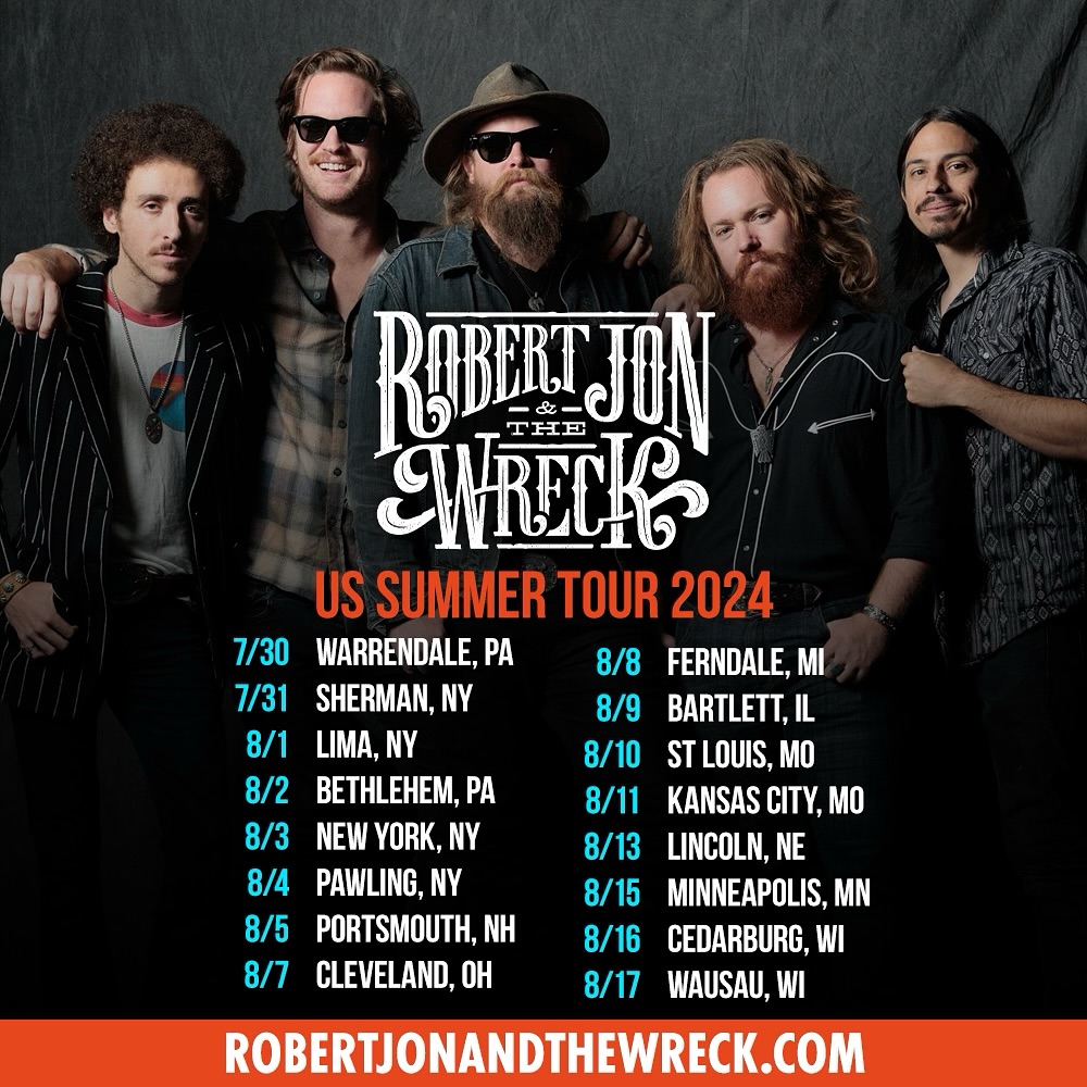 Tickets for our US Summer tour dates are on sale now! We will be in Pennsylvania, New York, New Hampshire, Ohio, Michigan, Illinois, Missouri, Nebraska, Minneapolis and Wisconsin! For more info click here bit.ly/rjtwtour #robertjonandthewreck #getwrecked #tourdates