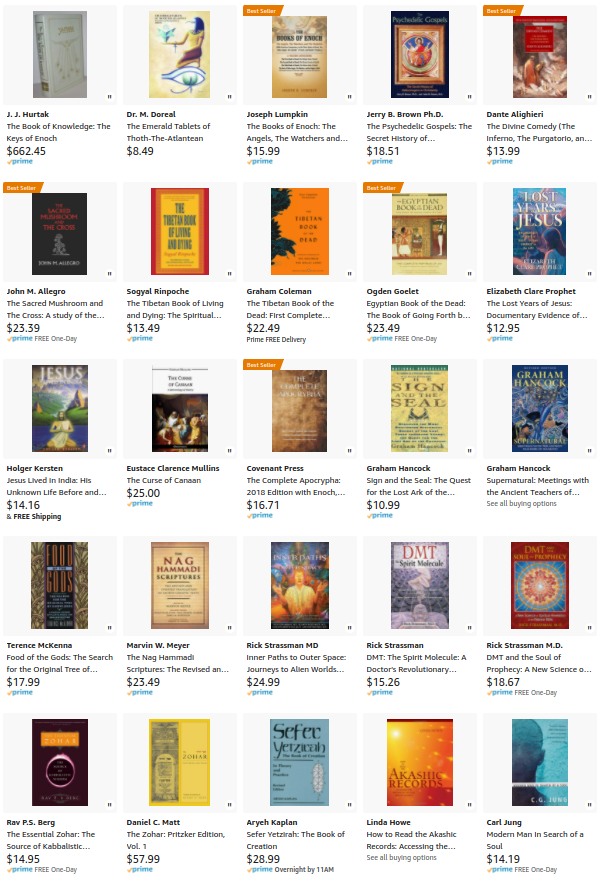 0ccultbot's tweet image. This is my list of favorite esoteric and occult books:  amazon.com/shop/occultb0t