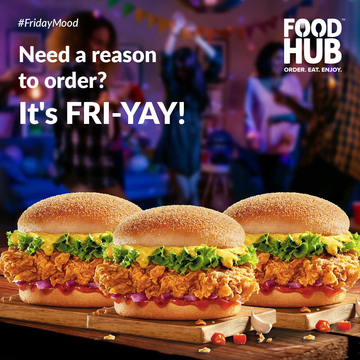 FoodhubUK's tweet photo. Let the party begin!

#FridayMood #PartyTime #PartyNight #CheaperOnFoodhub #BestValue #Restaurants #Takeaways #FoodLove #BetterValueForYou #Foodhub https://t.co/26JO3hIRuu