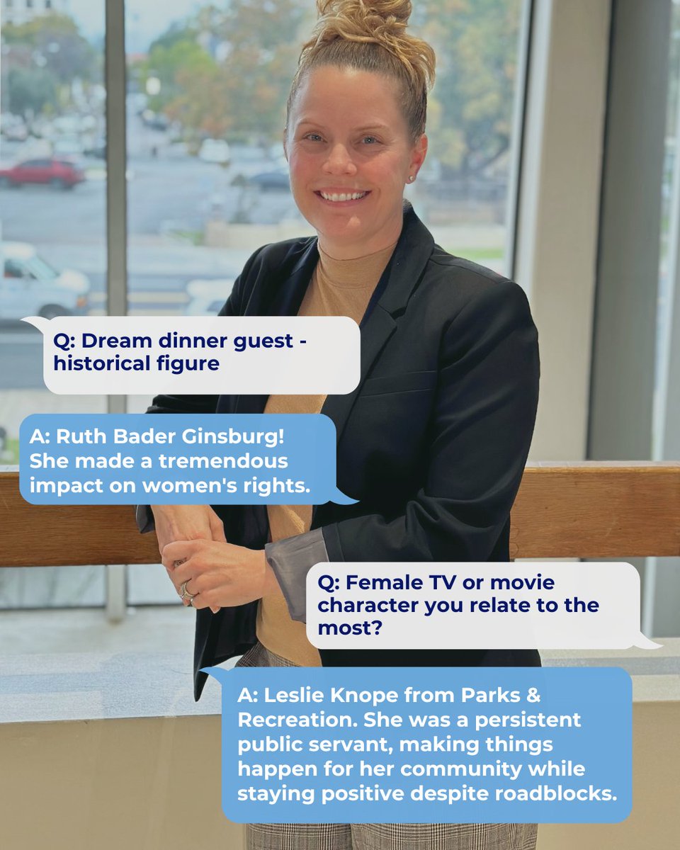 📣 Say hello to Karla Shipman, our Assistant City Clerk and our third feature for Women’s History Month! 👏👏

Swipe to learn more about her and discover which woman has inspired her to believe in the mantra, "it's never too late to follow a dream". 🌟 #cityofpomona