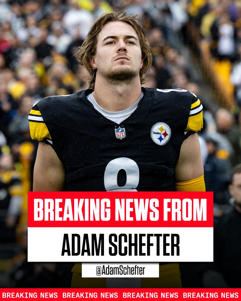 espn's tweet photo. Breaking: The Steelers are sending QB Kenny Pickett to the Eagles in a pick swap, sources told @AdamSchefter.

Once Pittsburgh signed Russell Wilson, Pickett preferred to move on. https://t.co/gX0gNX1rOE