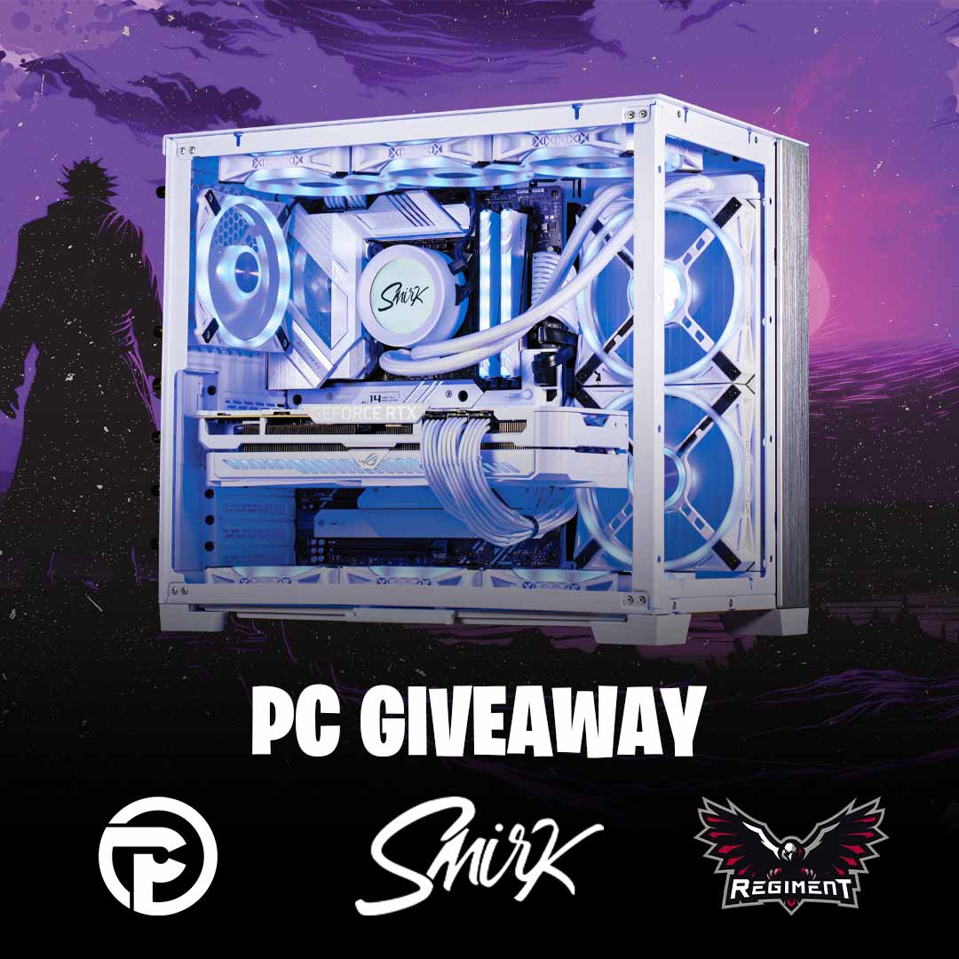 We teamed up with @RegimentGG and @SmirkMusic_ to giveaway a FREE Gaming PC TO ENTER: 1) Follow @RegimentGG, @SmirkMusic_ , & @brparadox 2) Like and RT 3) Tag TWO Friends 4) Enter here: shorturl.at/irtG9 The winner will be chosen on Friday April 12th