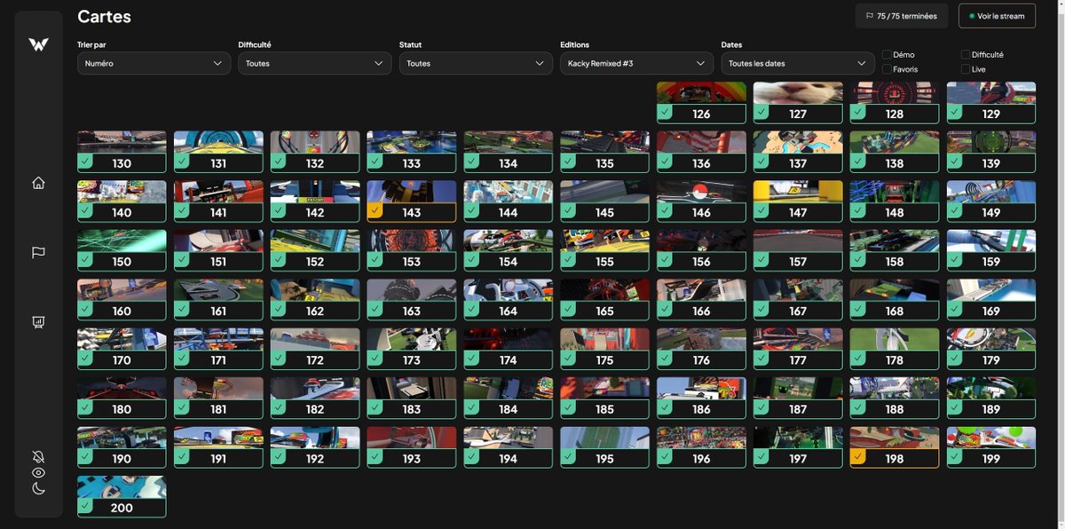 Wingo_Bear's tweet photo. Pour la première fois de ma vie je termine les 75 maps kacky d'un event ! Et même si ce kacky remixed 3 était bien sûr plus facile que d'habitude je suis plutôt fier d'être le 10ème joueur qui y arrive !

Merci de ouf pour votre soutien, ces 15 derniers jours on été dingues🩷 https://t.co/Khowpo3Hoc