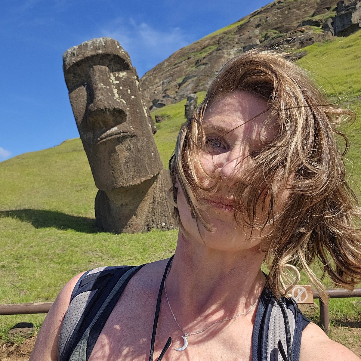 27 hours in the air. 4 airports. 2 hemispheres. From the Arctic to the South Pacific. #RapaNui (Easter Island) is worth it.