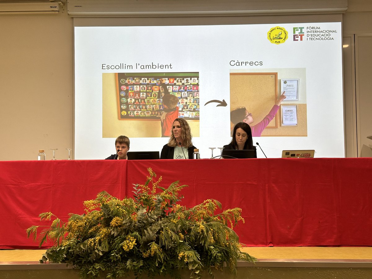 elena (@elenavercher) on Twitter photo descobrir els projectes dels centres al #FIET24 ha estat súper inspirador!🥰✨
▶️ projectes de robòtica amb recursos 🔝
▶️ transformació del centre i projectes amb #IA
▶️ ambients sobre fer televisió amb l'alumnat
GRÀCIES per presentar-nos, <a href="/tonacastell/">Tona Castell</a> i <a href="/vicent_villena/">Vicent Villena Serrano</a>!💙✨ descobrir els projectes dels centres al #FIET24 ha estat súper inspirador!🥰✨
▶️ projectes de robòtica amb recursos 🔝
▶️ transformació del centre i projectes amb #IA
▶️ ambients sobre fer televisió amb l'alumnat
GRÀCIES per presentar-nos, <a href="/tonacastell/">Tona Castell</a> i <a href="/vicent_villena/">Vicent Villena Serrano</a>!💙✨