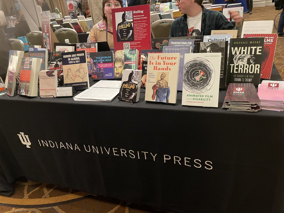 Hello #SCMS24 folks! Check out my book ANIMATED FILM & DISABILITY: CRIPPING SPECTATORSHIP at the @iupress booth!