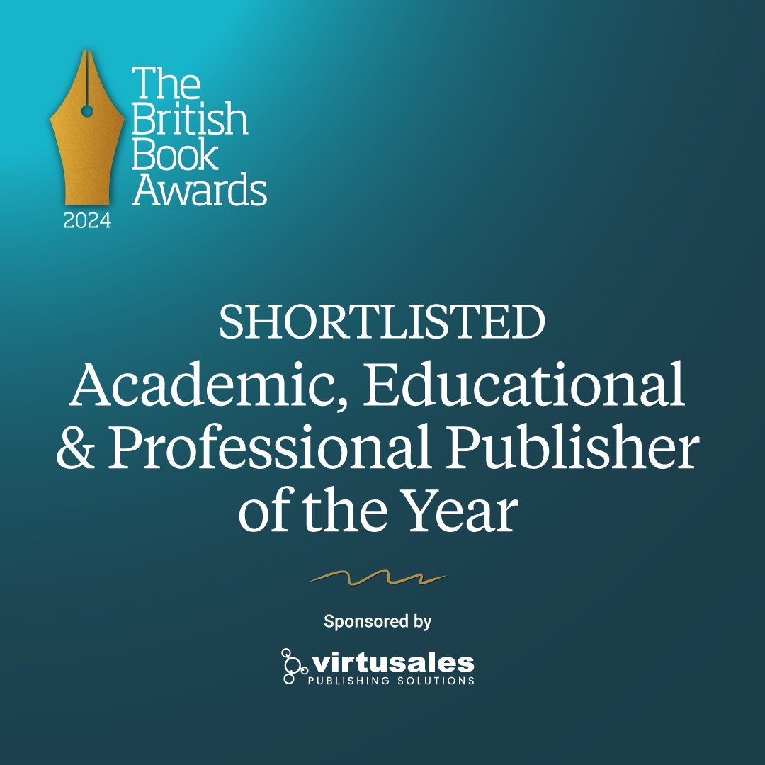 We are delighted to be amongst the publishers shortlisted for this year’s British Book Awards for Academic, Educational & Professional Publisher of the Year! twitter.com/thebookseller/… #BritishBookAwards #nibbies