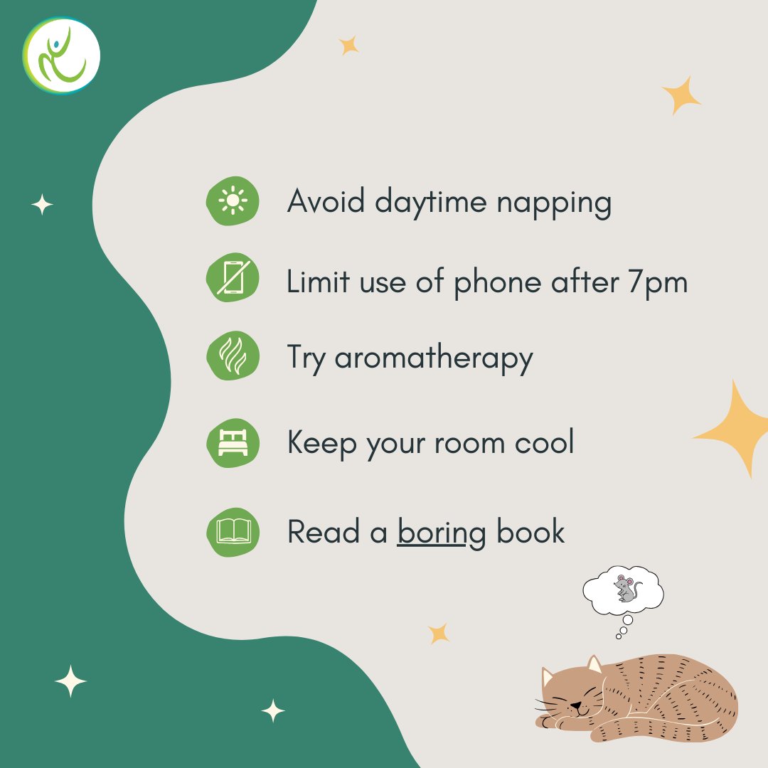 🥱 If you’re struggling to fall asleep👇 
📱You’re on your phone late at night. 
🥵 Your bedroom is too hot!
😴 You nap during the day.
•
•
•
•
•
#torontowellness #rehabcentre #torontorehab #wellnesscentre #worldsleepday #sleeptips #sleephygiene