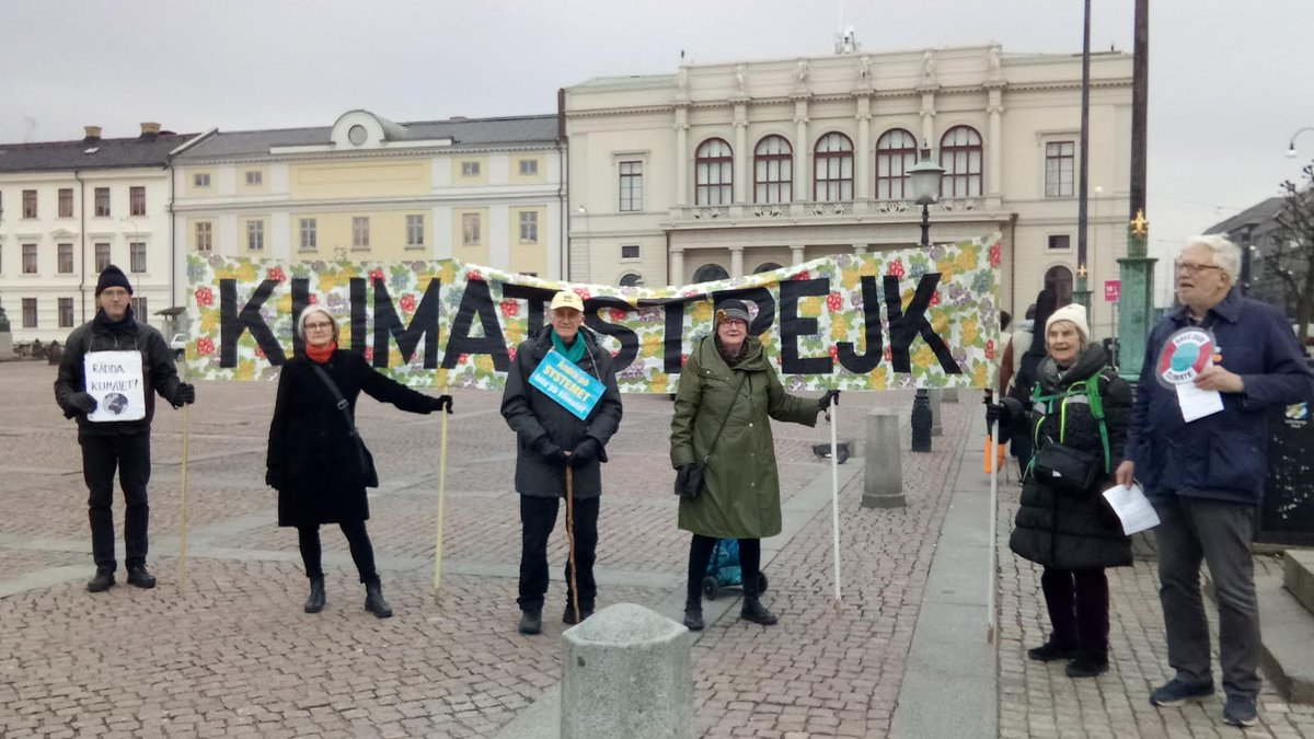 #FridaysForFuture i Göteborg på Gustaf Adolfs torg 15 mars @FFF_goteborg