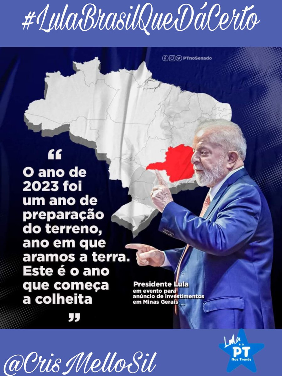 MaluNogueiraPT's tweet photo. @AlexandrePT13CV @Alexand92840726 @CleuzaTur @borgescm @chelleweda @divaolinda55 @sequeira_kg @lacerdaeh @cmsclaudio @DjoaoquarenT13 @Baiantifascista @Acrafante @AndreMarianoRi1 @bvofreitas @CleuzaturC @ecgcantao @FalaMulherPT @gurudepre @JoaoCangucu @lcoutoecouto @Marcelo94392773 @OLIBR2701 @reginaldodles @SheilaMorais64 @GilsontimaoP @Alice59824929 @BatystaLukas @DeniseBallestra @eltoncpaulo @FunckFlavia @itadck @JudSilvio @LuisAntnioDosR1 @MariaHe02948384 @nadir_melo @pilger_marcio @rosanecarvalh19 @SusanaA57629536 @whollymanaus @LulaOficial @FlavioDino @MarinasilvaSil2 @Haddad_Fernando @ptbrasil Dia, Tenazes Guerreir@s
Bolsa Família, SISU, Minha Casa Minha Vida, Mais Médicos, Farmácia Popular, Desenrola, PROUNI, FIES, CNU, Pé-de-Meia, NovoPAC, Celular Seguro, Luz Para Todos, Samu, Humaniza Sus, Enem, Bolsa Atleta.

#LulaBrasilQueDáCerto ☑️ _Tem como não dá certo? https://t.co/pHjeSR72QJ