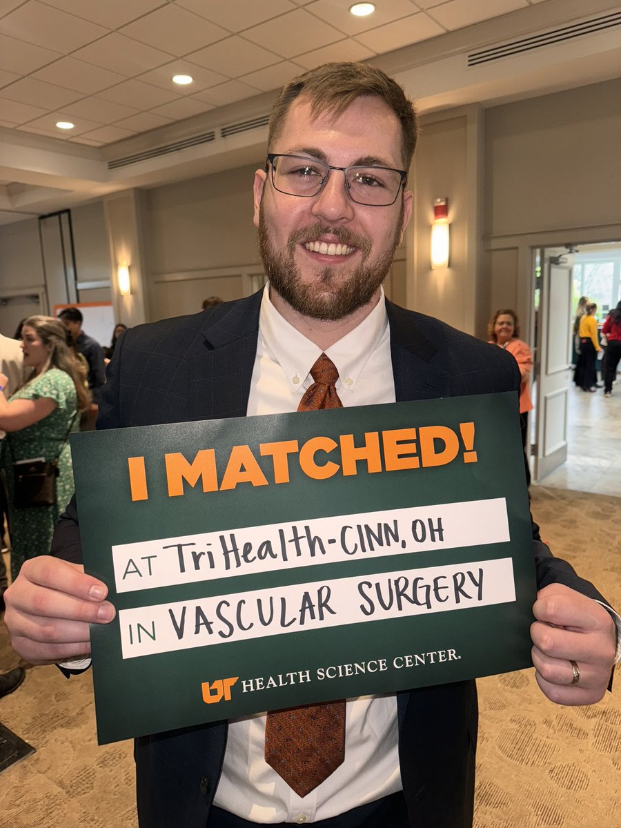 Excited to announce we have matched James McRee from U of Tenn to our Integrated Vascular Surgery Residency! We are excited to welcome him to the team and can’t wait for him to start in this Summer. 

Congratulations to everyone who matched today!

#match2024 #residency
