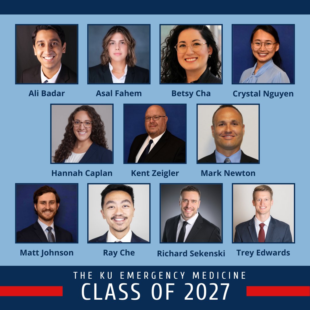 Welcome to the #KUEMFam Class of 2027!!! We are looking forward to working with you in July! #EM2024 #Match2024 #MatchDay2024