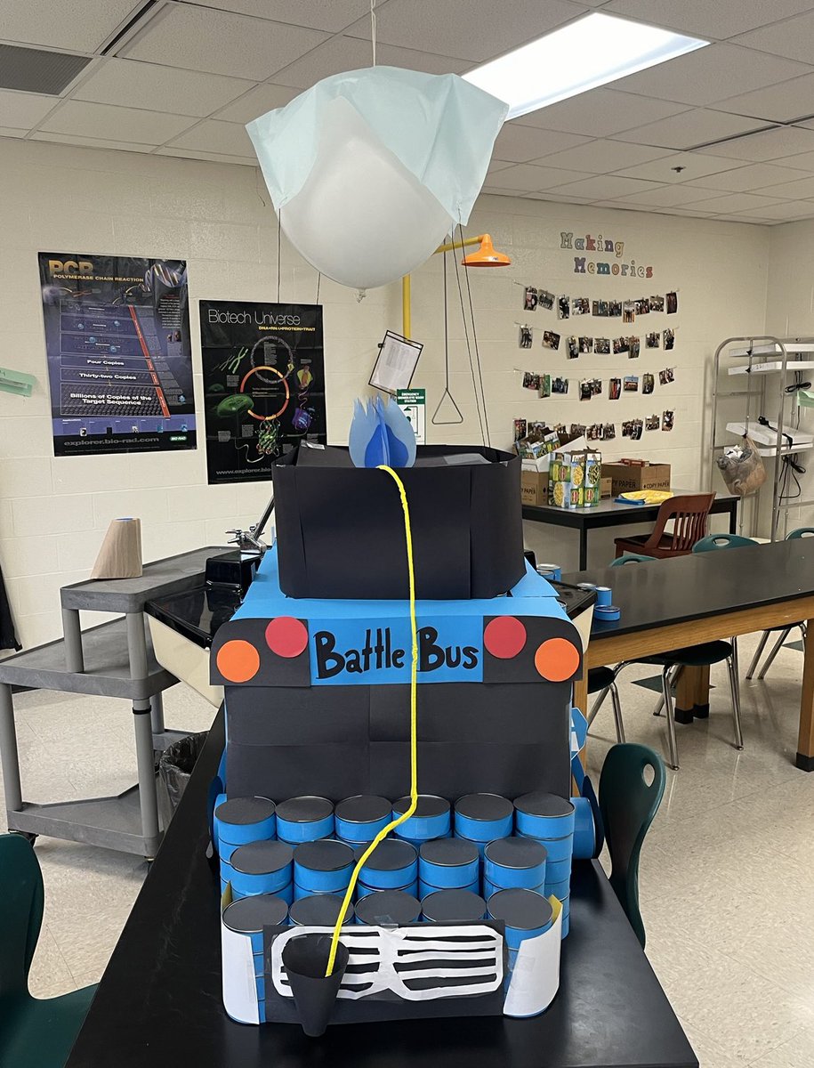 All of your donations helped us create a Battle Bus. Thank you! #ROLCanCreations