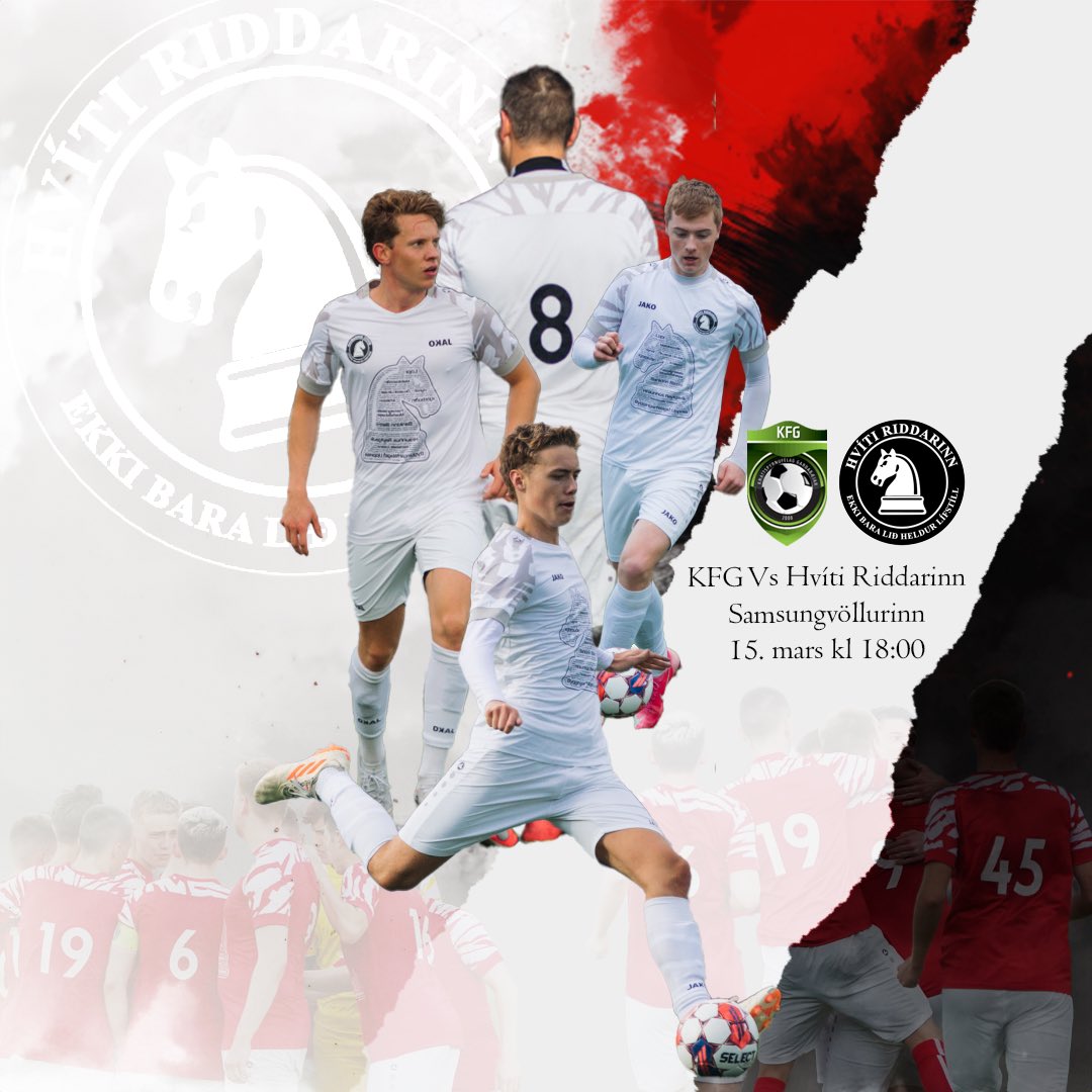 LEIKDAGUR - LENGJUBIKARINN

Riddararnir halda til Garðabæjar í kvöld til að keppa á móti KFG í fjórðu umferð Lengjubikarsins!

Hvetjum alla til að láta sjá sig í kvöld⚪️⚫️