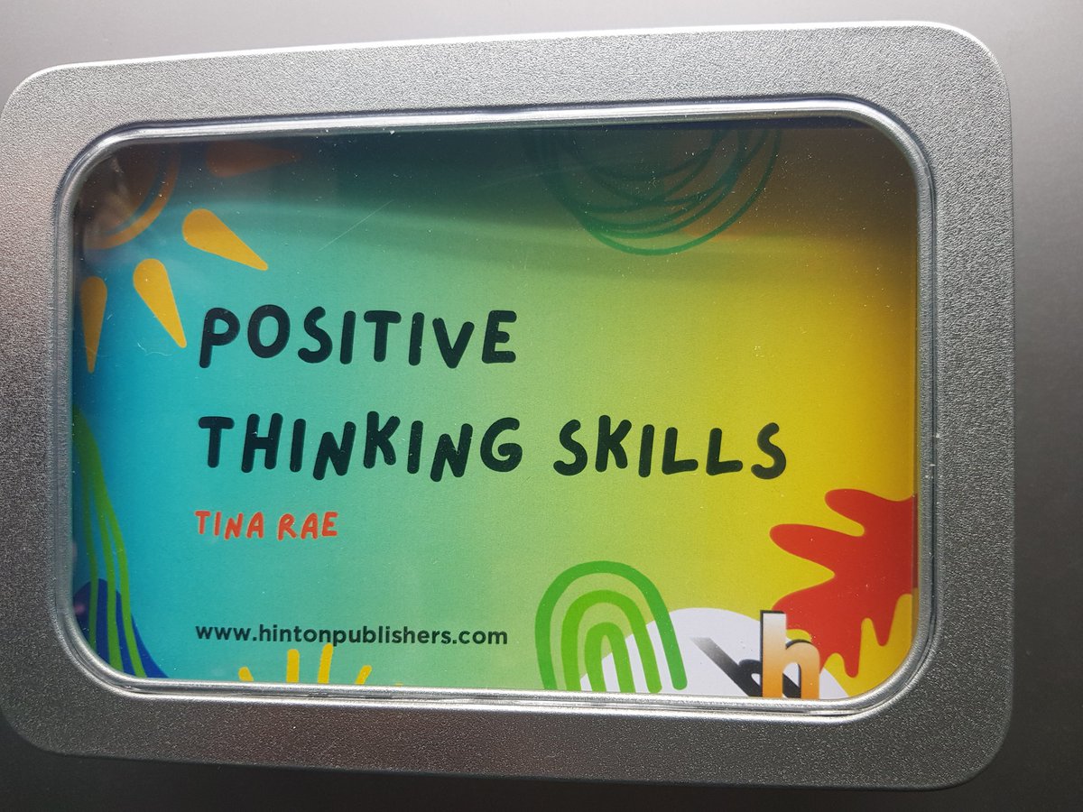 Just posted a 2 minute video on my YouTube channel to introduce The Positive Thinking Skills cards from @Hinton_House One in a new series of little tins designed to promote #Wellbeing in CYP. #evidencebased practical & user friendly. …ea01.safelinks.protection.outlook.com/?url=https%3A%… #positivepsychology