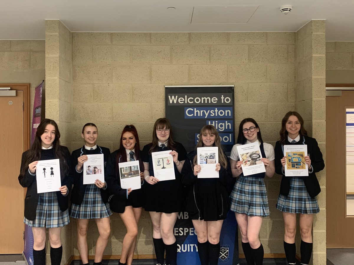 Another year &amp; another wonderful bunch of Adv. Higher MS pupils submit their dissertations! We started together in 2018 &amp; now they are gearing up for life outside of <a href="/CHS_Chryston/">Chryston High School</a> - couldn’t be prouder of them and everything they have &amp; will achieve in the future! 💕@ChrystonHum