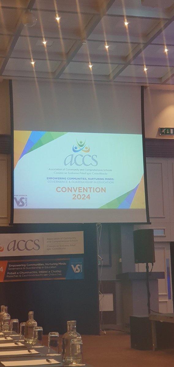 Our Adult Education Director and chairperson of NACED <a href="/AdultEduIre/">Ad Education Ireland</a> Ellen Hallinan gave an impassioned speech at the <a href="/accsirl/">ACCS</a> Convention 2024. Also present; former principal of PSN Pat McKenna, principal Bríd Ní Annracháin and teacher/ Board member Thérèse Glennon.