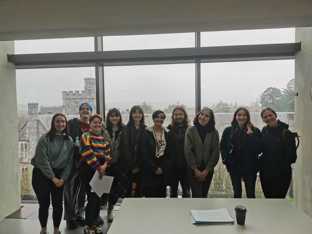 Creative Writing students of @englishucc after a brilliant masterclass on writing YA with Clara Kumagai, author of the superb novel Catfish, Rolling.