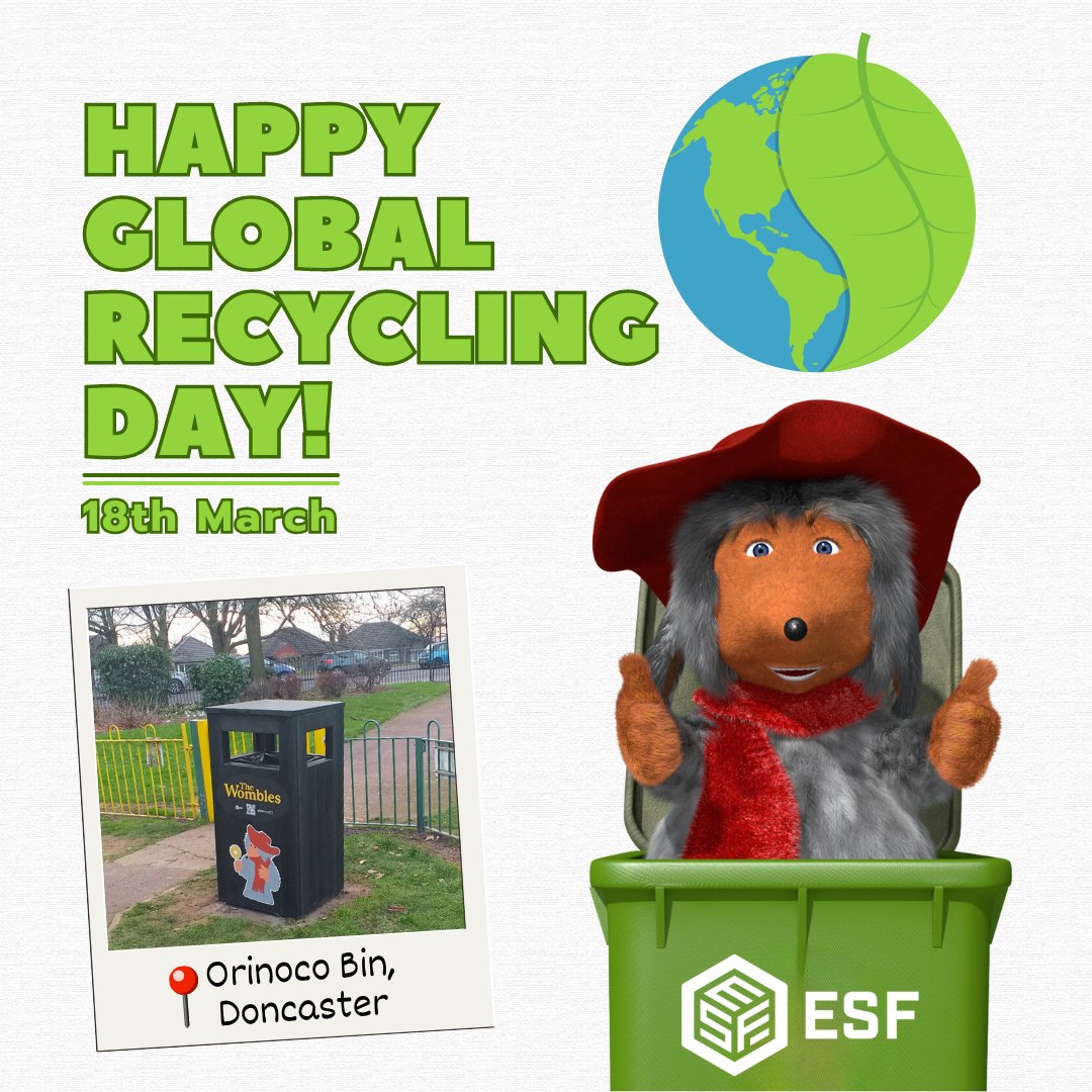 Happy Global Recycling Day! ♻ Want to make the future more sustainable? Check out our Orinoco Bin. Crafted from 100% recycled post-consumer plastic,🌍 this eco-friendly bin not only promotes sustainability but also encourages The Wombles motto to 'Recycle, Reuse and Rethink'🧠