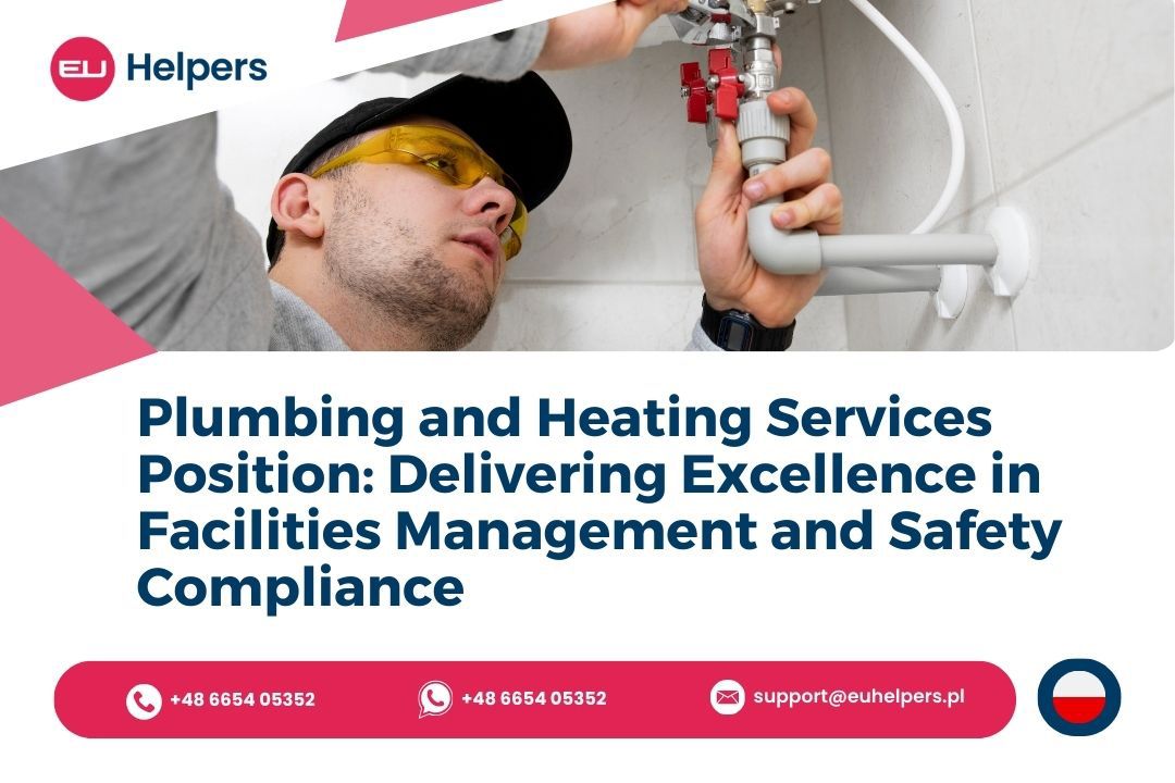 Plumbing and Heating Services

To More: euhelpers.pl/blog/plumbing-… 

You have several convenient options to reach out to us via Viber/ Imo /Telegram at (+48) 665 405 352

#PlumbingJobs #HeatingServices #FacilitiesManagement #PlumbingPosition #FacilitiesManagement #SafetyStandards