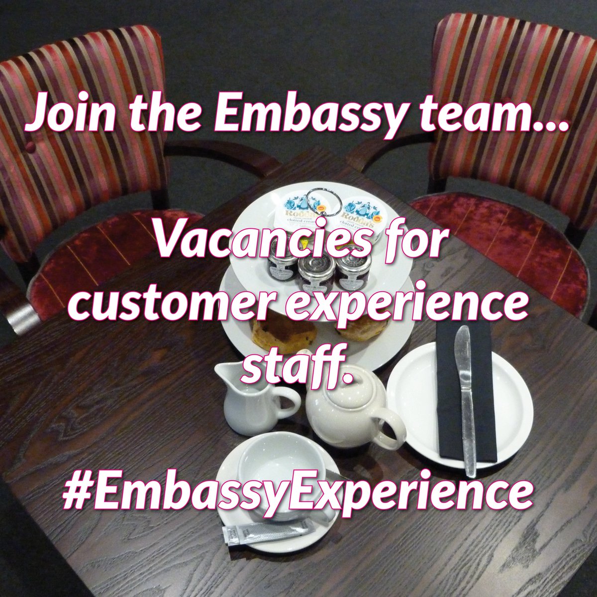 EmbassySkegness's tweet photo. 💥 GREAT OPPORTUNITY | JOIN THE EMBASSY THEATRE TEAM... 💥

The Embassy Theatre in Skegness requires customer experience team members to join our theatre family to deliver the #EmbassyExperience to all visitors to our wonderful venue. 🎭 🥂

E-mail to: hospitality@mvtlc.org https://t.co/B9xLofc3Hd