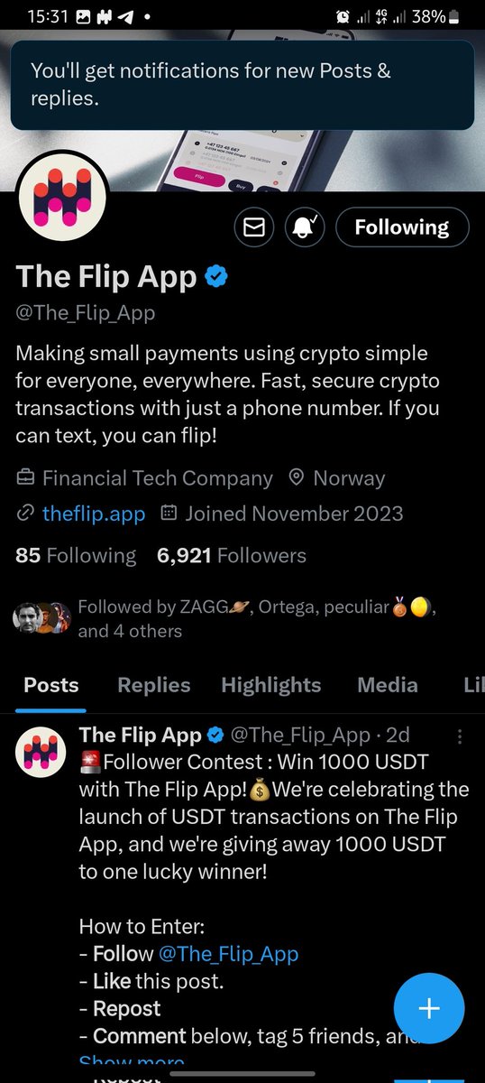 @The_Flip_App @The_Flip_App I've noticed your dedication to refining the protocol it's impressive. And I must say, the user interface is truly remarkable. Keep up the fantastic work; your efforts are undoubtedly making a significant impact to web3 keep building. 🚀🚀🚀🚀🚀🚀🚀🚀🚀🚀🚀🚀🚀 Now…