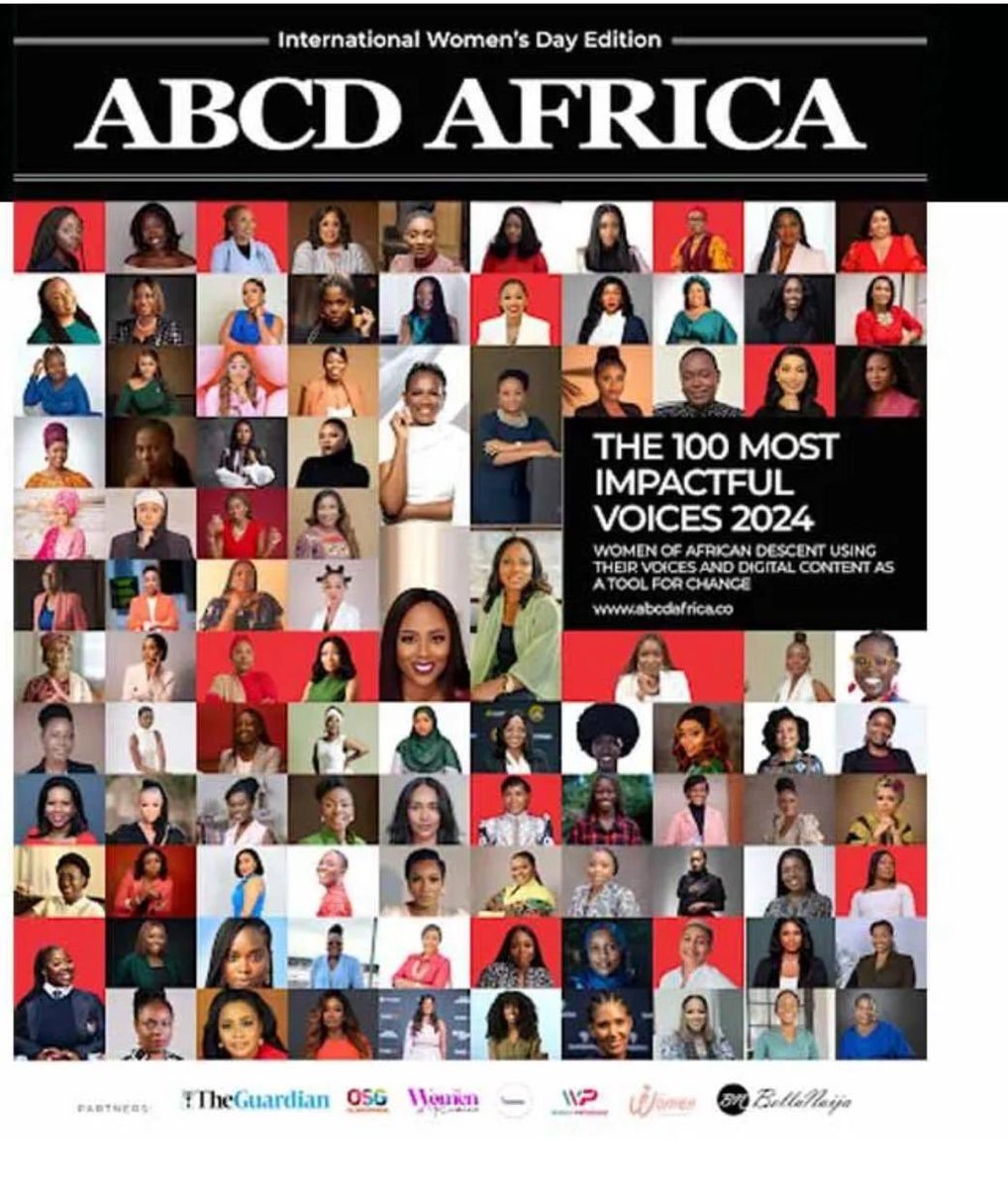 Your recognition moves me deeply, reminding me that my efforts are truly valued and appreciated.

#ABCDAfrica #100MostImpactfulVoicesInAfrica #ABCDAfrica100MostImpactfulVoices
