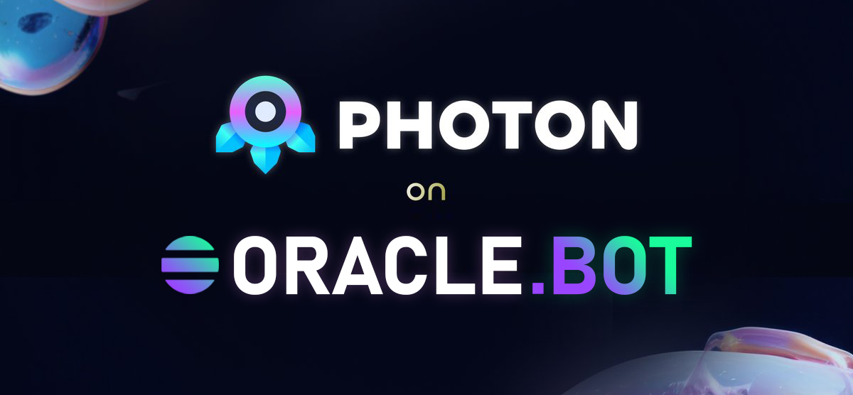 OracleBotSol's tweet image. 💥PARTNERSHIP : ORACLE BOT / PHOTON

New partnership with @tradewithPhoton. You will find a new &quot;Buy with Photon&quot; button integrated under Oracle Bot signals to facilitate your trading experience.

Photon is the fastest executing tool on Solana, and its interface is really easy to…