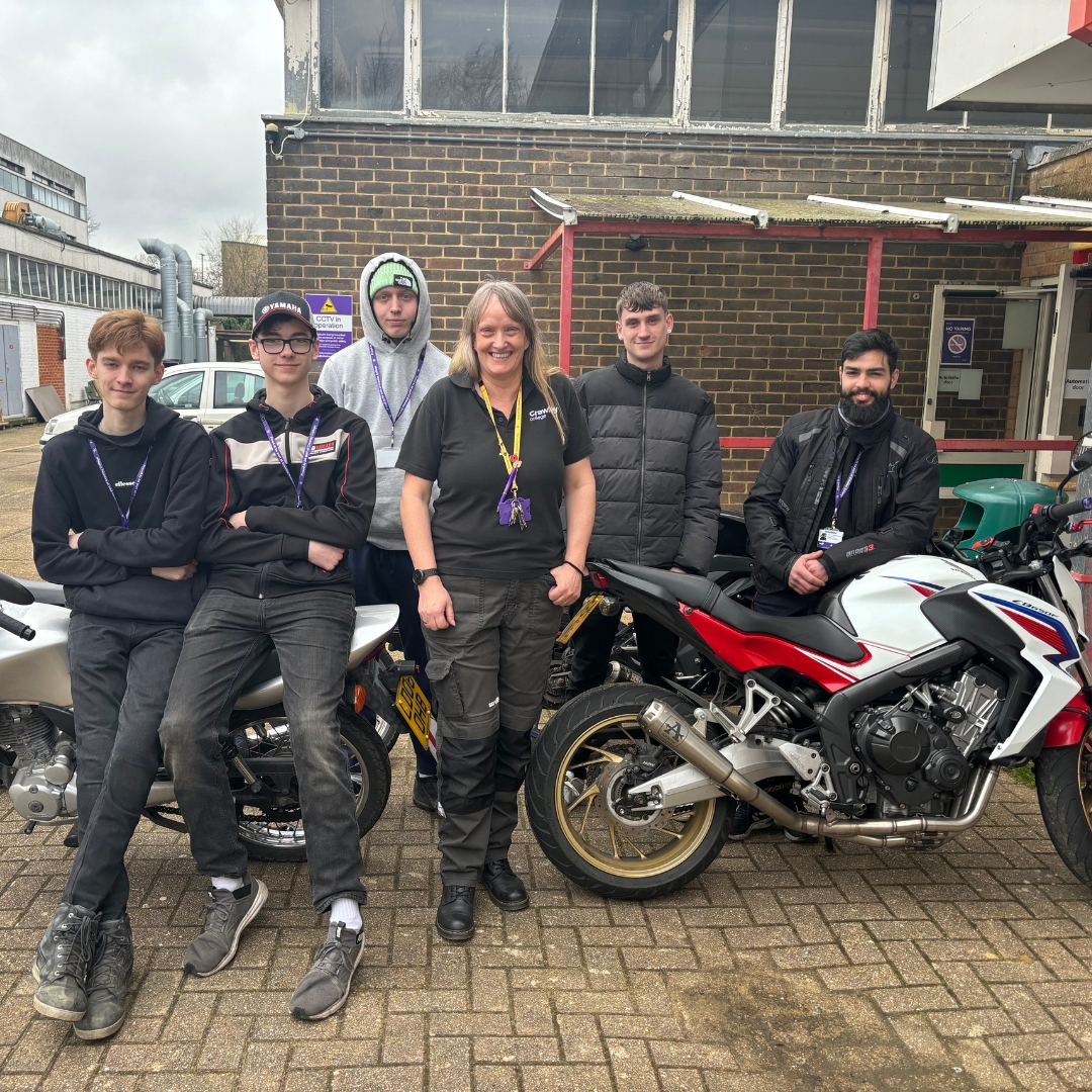 🔴 Ready 🟡 Set 🟢 Go! Introducing our new Motorcycle Apprenticeship. 🏍️ We're fueling the passion of six apprentices as they begin their exciting journey into the motorcycle world. For further information on this apprenticeship, visit our website and search 'motorcycle'. 🏁