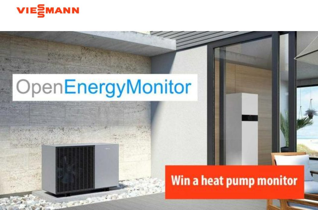 ViessmannCS_UK's tweet photo. We've teamed up with @Openenergymon to offer Level 3 Heat Pump Monitoring bundles for Viessmann #HeatPump installations!
Submit your project to apply for a free monitoring bundle & compete to win the coveted crown as #TopoftheSCoPs.
Check your emails this afternoon for info. https://t.co/Zc0VAHKCkx