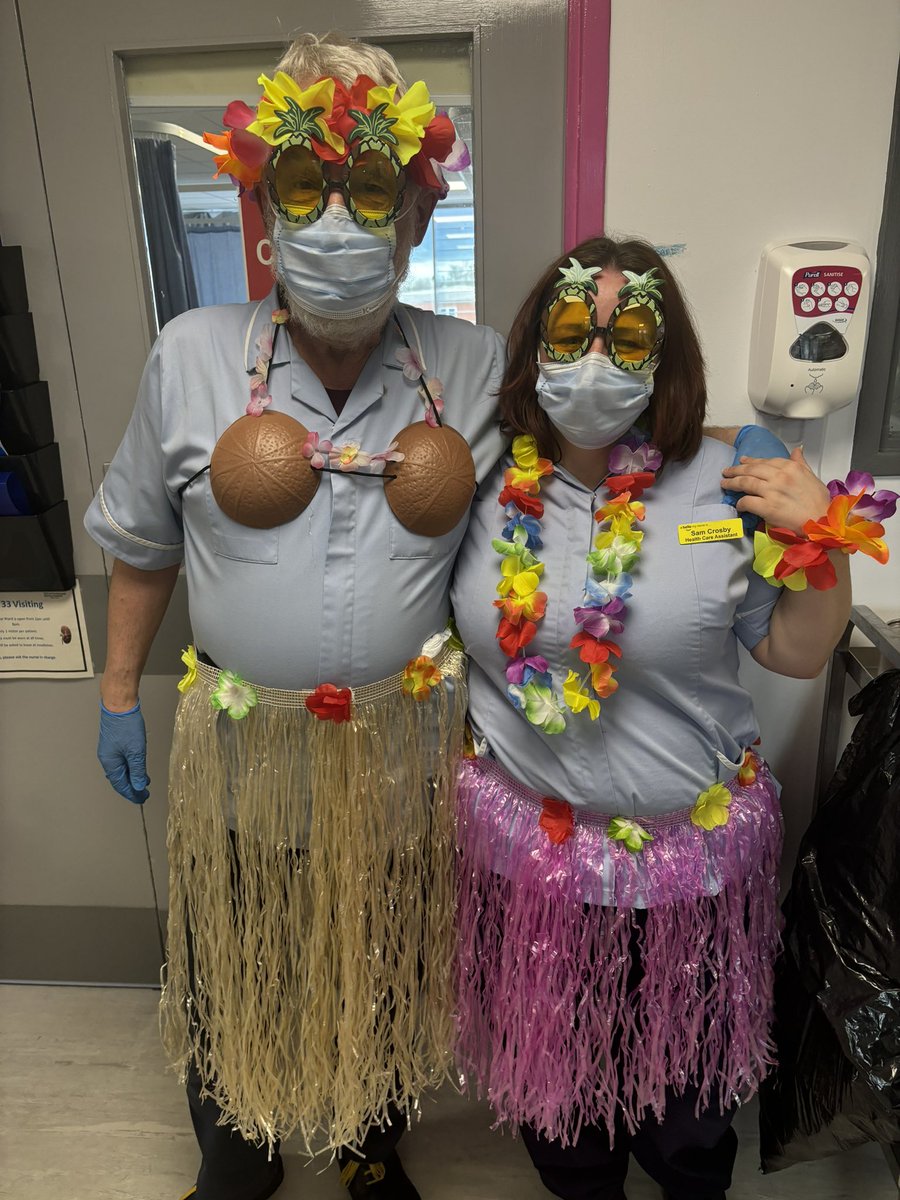 Fantastic afternoon on ward 33 to celebrate nutrition week. Cocktails and Hula dancing. <a href="/dmjack1/">Donna Jack</a> <a href="/ASawyerYork/">Allison Sawyer</a> <a href="/YSTeachingNHS/">York and Scarborough Teaching Hospitals NHS FT</a>