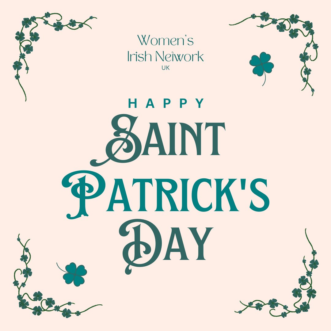 ☘ Happy St. Patrick's Day from the Women's Irish Network ☘ Today's the day to celebrate our shared heritage and make some unforgettable memories. A big shoutout to our amazing members, our supportive Irish community and the incredible Irish organisations across the UK.