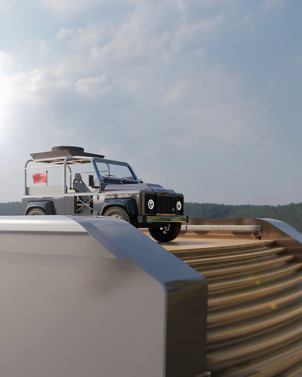Our newest and most exciting project yet: the Land Rover Defender Shore Tender by Everrati, developed in conjunction with #bannenbergandrowell and #edmistonyachts. 
#everrati #electrifyingicons #bespoke #project #landrover #defender #landroverdefender #shoretender