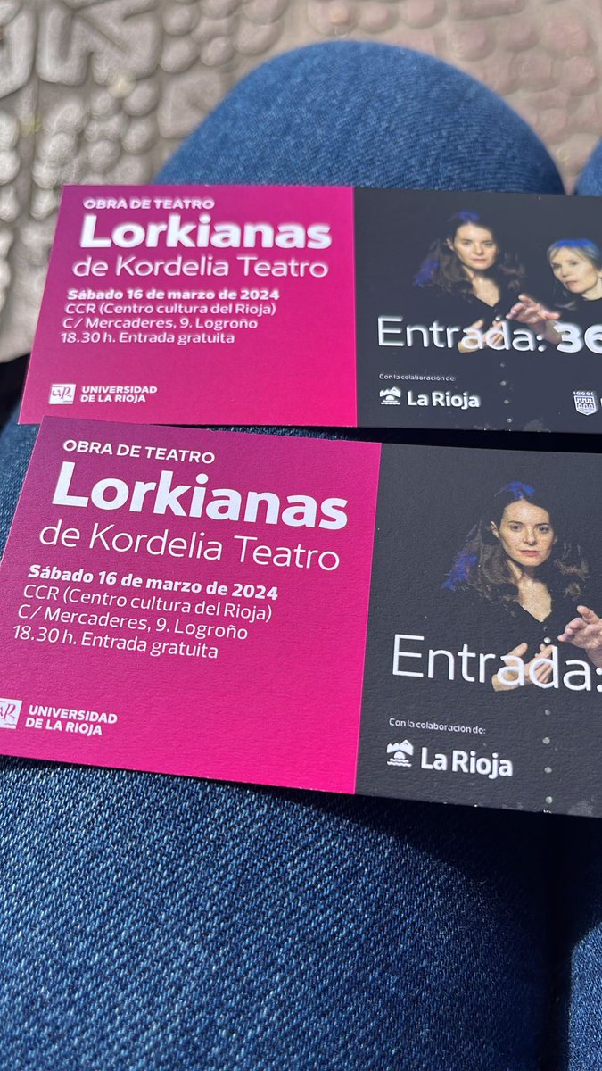 Os esperamos mañana  sábado 16  a las 18.30 en el CCR.
“Lorkianas “.No tienes excusa! 
#Teatro #lorca #Cultura #educacion #actress #acting #de50paraarriba
 #MujeresQueInspiran 
#Mujeres #MujeresQueSuman 
#MujeresEnRevolución