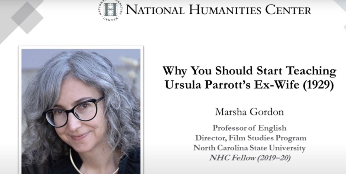 @NatlHumanities Center just posted the streaming webinar I did abt teaching #UrsulaParrott. Please share w/ friends who teach American literature or women's studies! #americanliterature #literature #WomensHistoryMonth #education #teachersofinstagram #books
youtube.com/watch?v=vrBcKZ…
