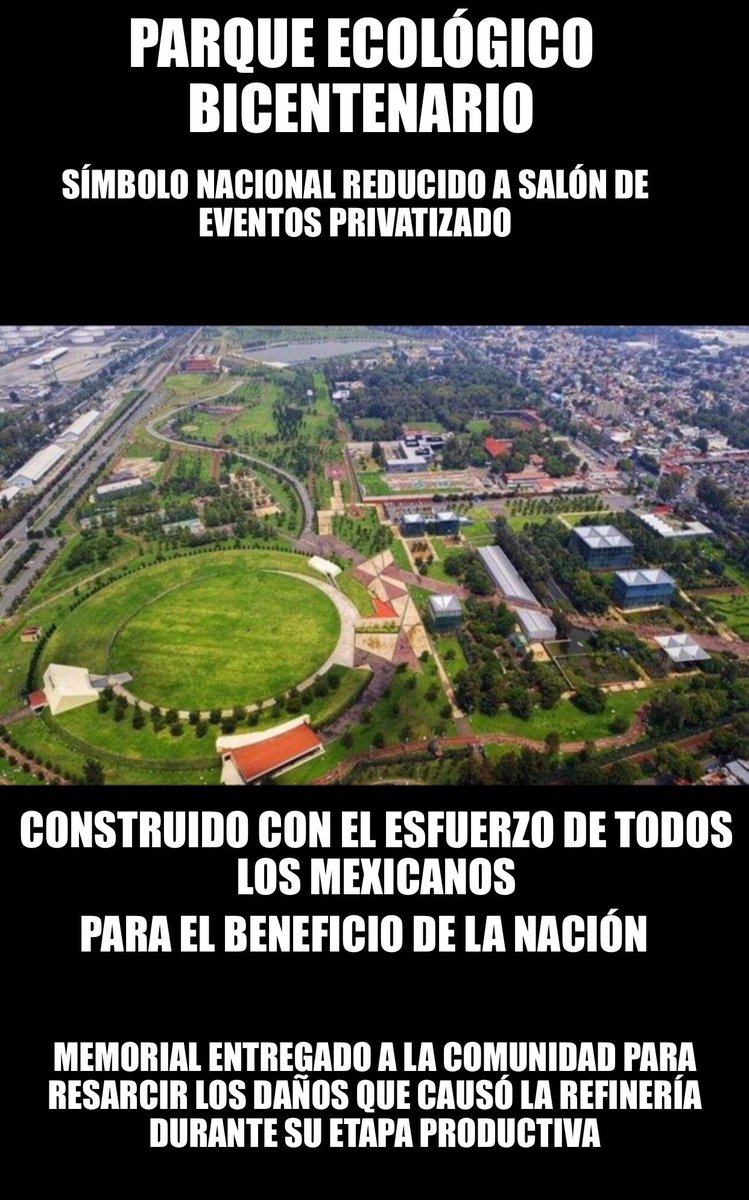 ricdunas's tweet photo. @AristeguiOnline La incongruencia de la @SEMARNAT_mx, convierte en #ANP (área natural protegida) un club de golf de 72 hectáreas y por otra parte “regalan” el Parque Ecológico con flora y fauna en peligro crítico de extinción de solo 174 hectáreas
@GobiernoMX #RecuperaTuParque @lopezobrador_ https://t.co/P0IMUNBqsm