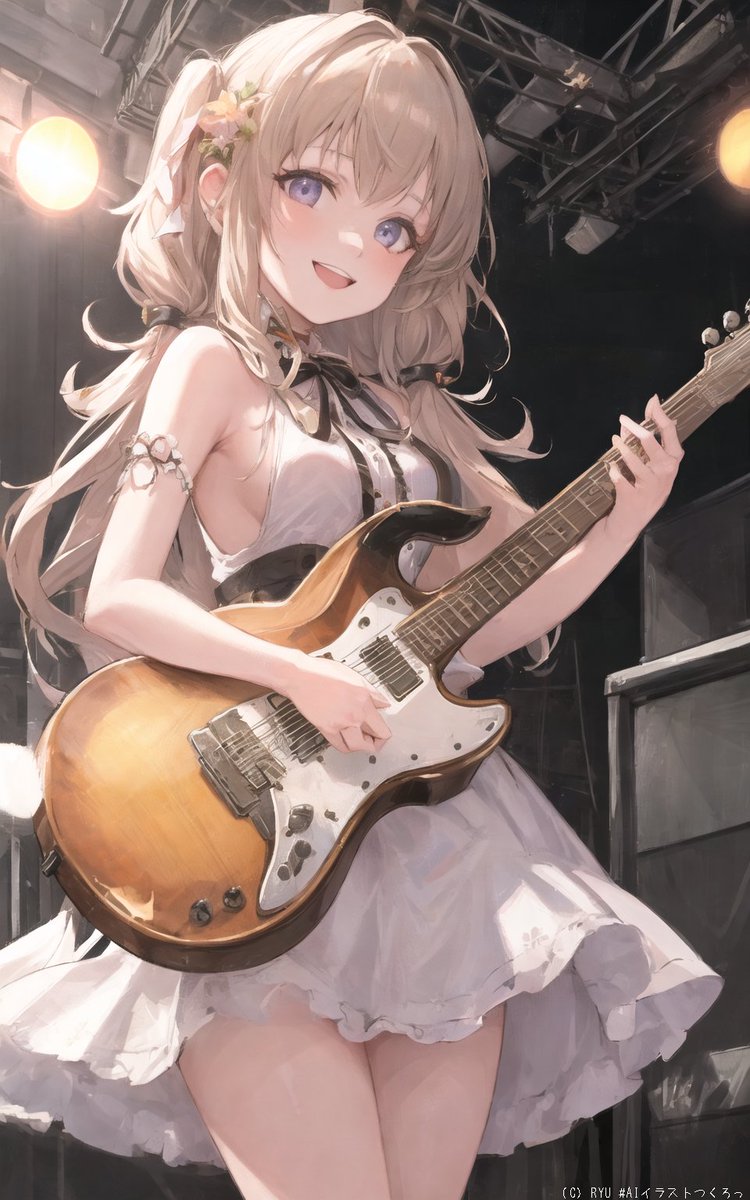 ryuta_0115's tweet photo. singer girl
#aiart #aiillust #aiartworks #digitalart #anime #japan #kawaiigirl #kawaii #cutegirl #cute #smilegirl #smile #singergirl
prompt:girl,singer,outside stage,music festival,day time,smile face
let's drawing!! https://t.co/5VBbEDtmPi