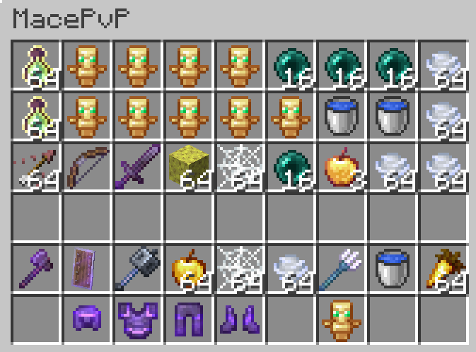SDJesster's tweet photo. My finalised concept for Mace PvP, will require lots of hotswapping
#minecraft #minecraftpvp #minecraftmace #minecraftupdate #minecraftsnapshot https://t.co/uZkAOH7iQX