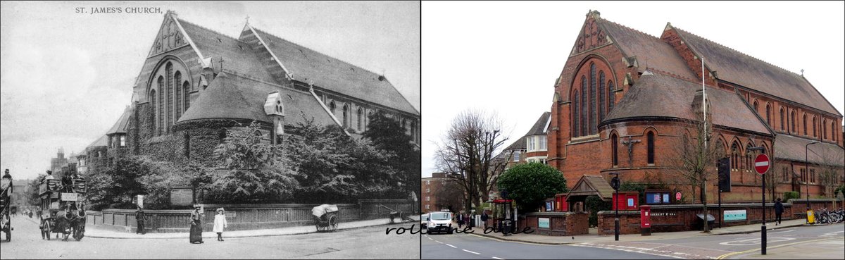 St James Church`West End Lane`1911-2024 Lovely Old Church Dates From 1887...Couple Of Crosses Missing Oh No People Had Dogs Back Then To! #oldlondon #westhampstead