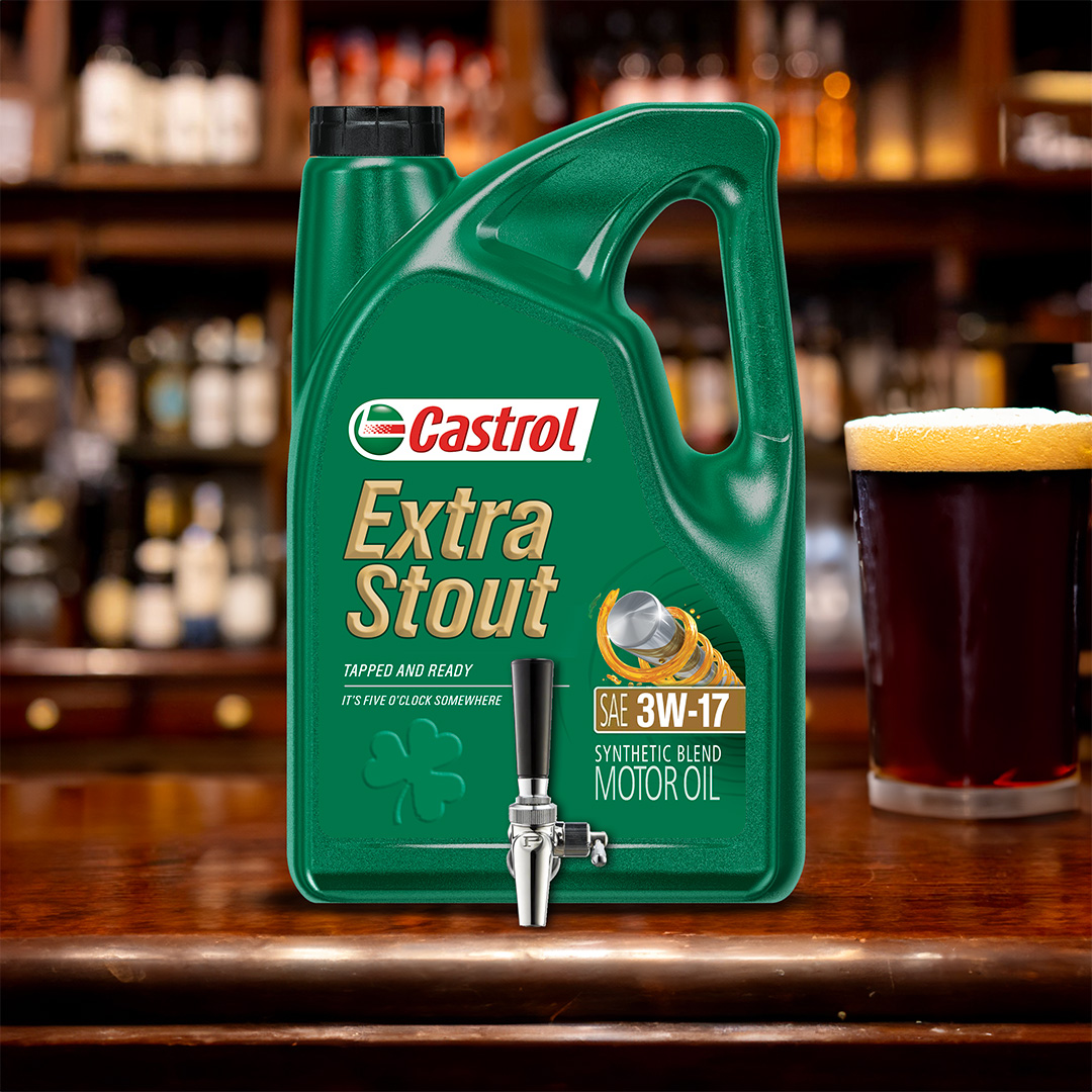 We’re all about the perfect pour– especially on St. Patrick’s Day ☘️ #dontdrinktheoil #tapthat #StPatricksDay