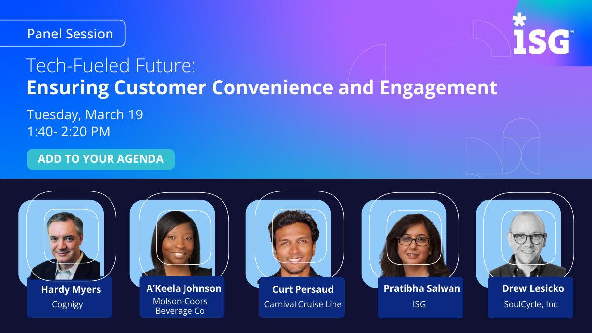 Join us at the Xperience Summit on March 18 & 19 for an insightful panel discussion on the Tech-Fueled Future: Ensuring Customer Convenience and Engagement. Register now and USE CODE: 'COGNIGYVIP' for special promotions: hubs.la/Q02pBLZG0 #XperienceSummit